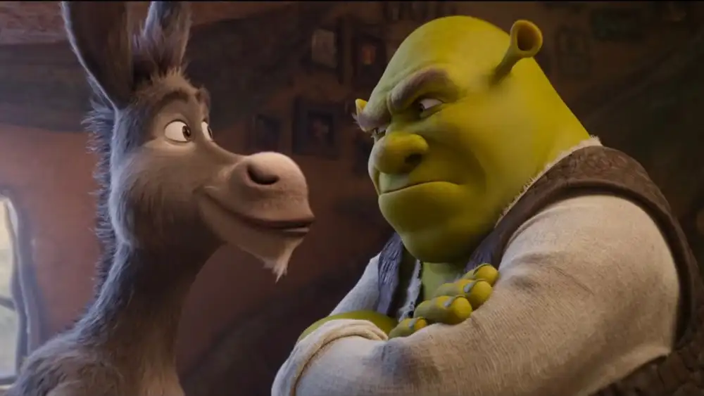 Mike Myers, Eddie Murphy y Cameron Diaz vuelven a prestar sus voces a Shrek, Burro y Fiona, respectivamente.