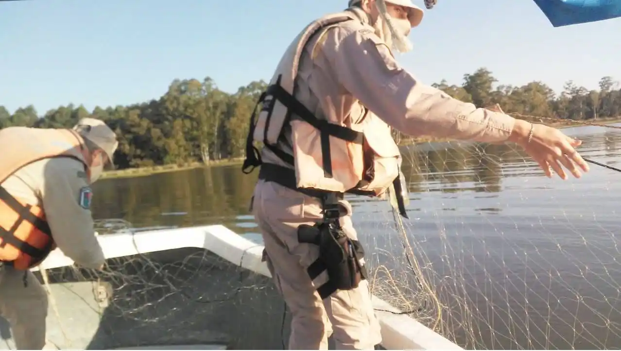 Prefectura Represa Salto Grande secuestró diversos artículos de pesca