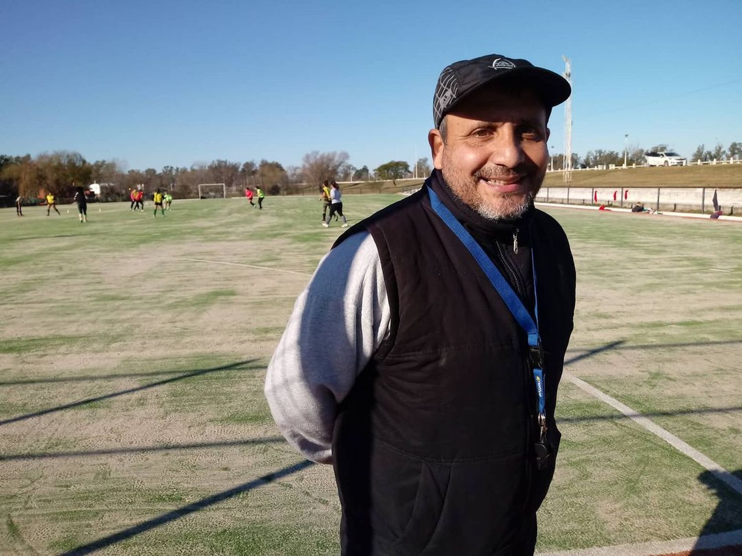 Alejandro Tedesco y el felíz retorno a la cancha sintética