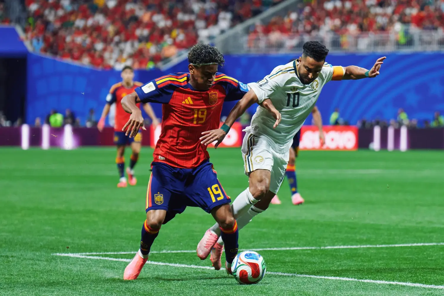 España fue contundente, goleó a Arabia Saudita y justificó su candidatura en el Mundial 2026