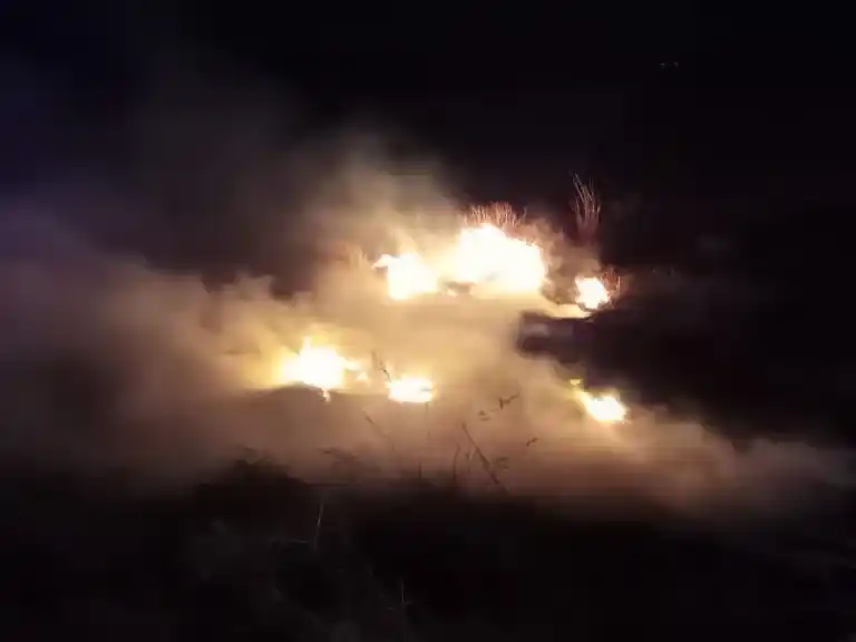 Los bomberos pudieron controlar el fuego.