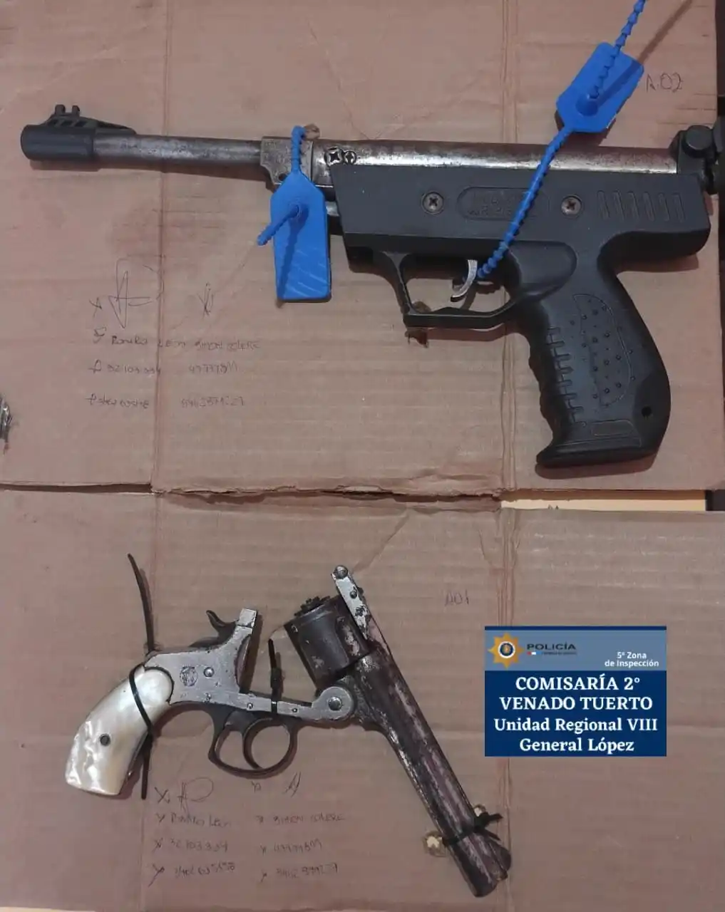 Crédito: Relaciones Policiales.