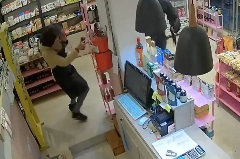 Violento robo a una dietética