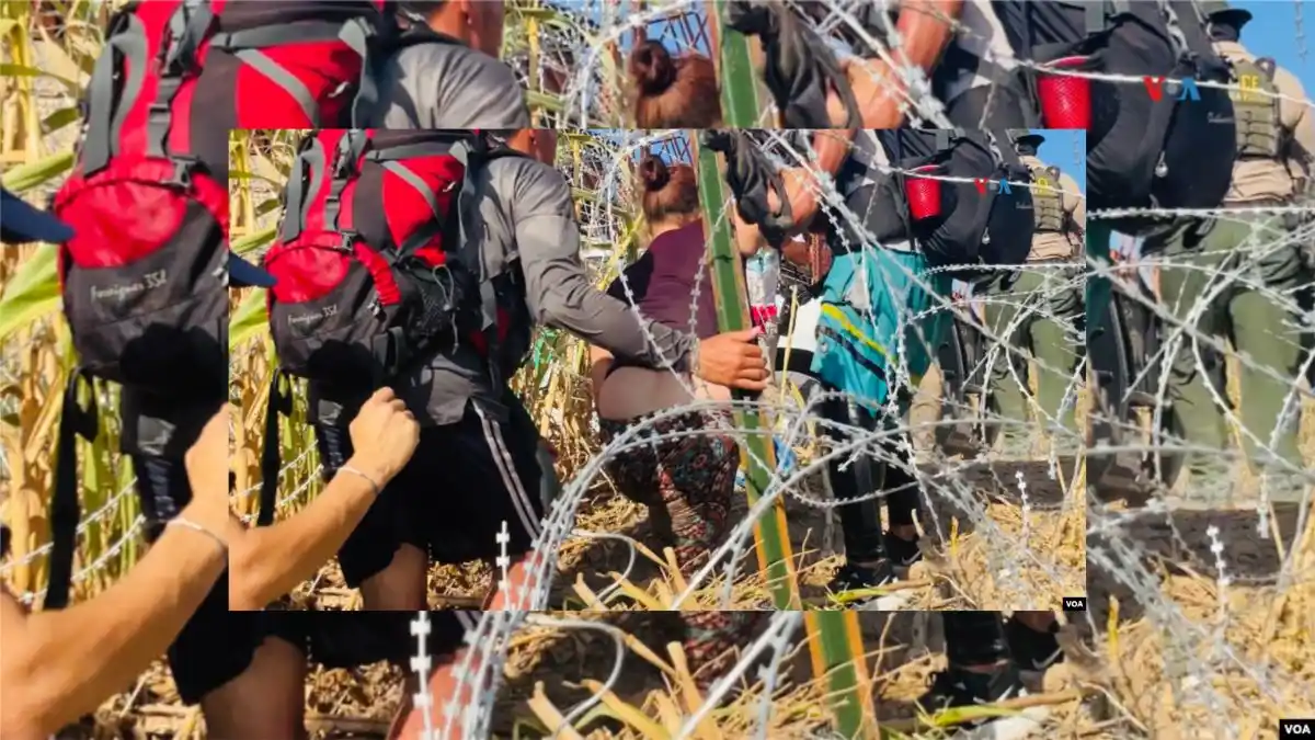Venezolanos en la frontera sur de EE.UU. tiran la toalla: se están entregando
