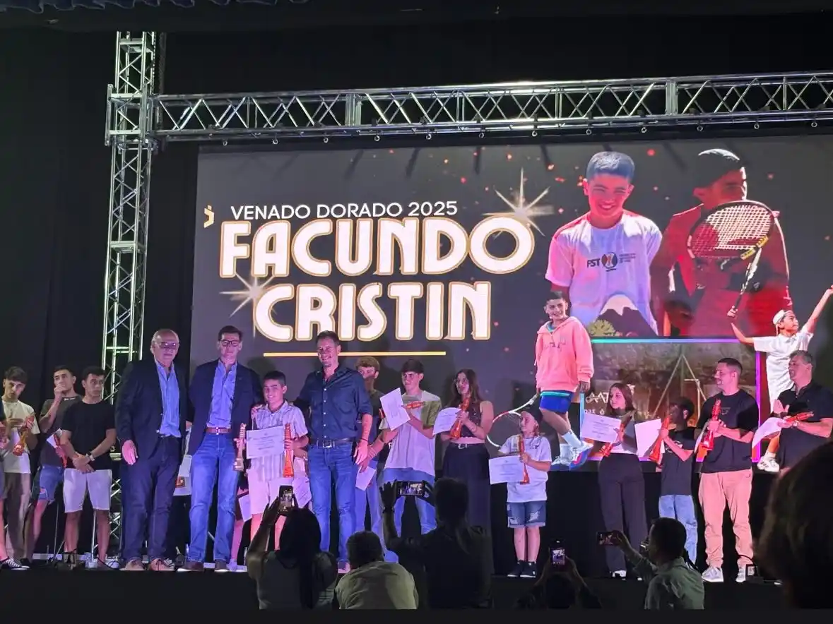 Facu Cristin se quedó con el Venado Dorado 2025, tras un gran año donde fue tres veces campeón nacional por equipos representando a Santa Fe y otro individual en Mendoza.