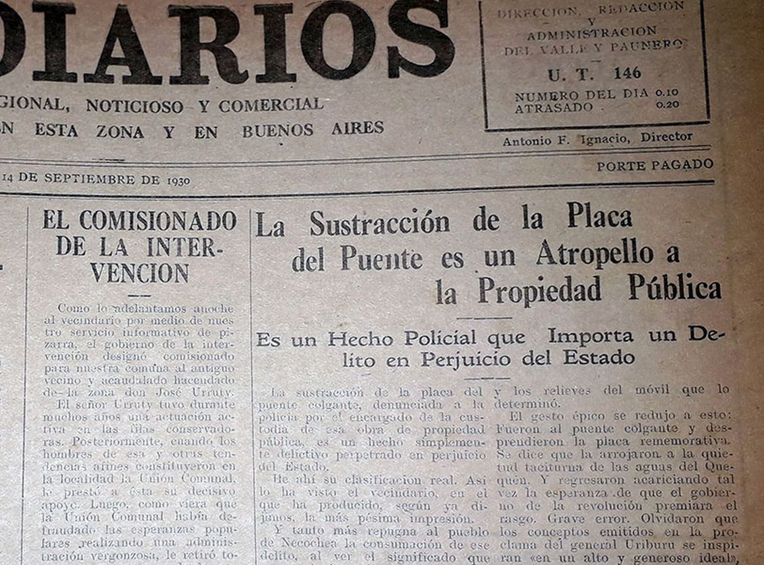 Un golpe de estado y un insólito hecho vandálico
