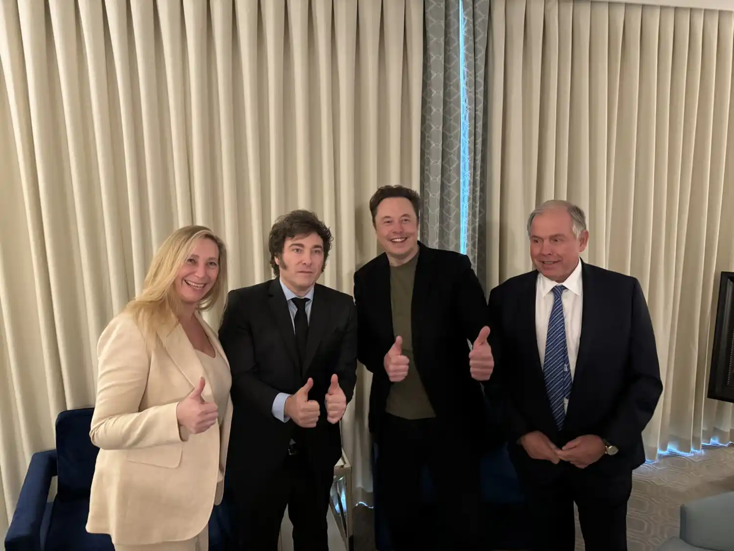 Milei tuvo su segunda reunión con Musk.