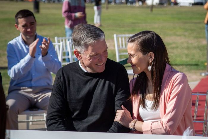 Laura y Diego, integrantes de una de las parejas contrayentes en la jornada</p><p>Prensa gobierno de la Provincia