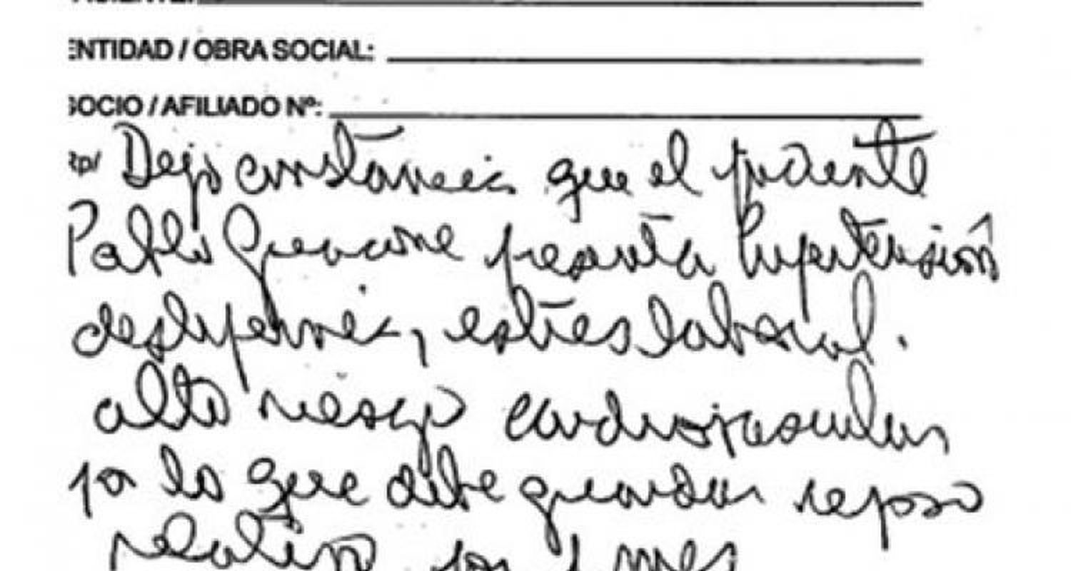 Pedirán una junta médica para evaluar la salud de Guacone