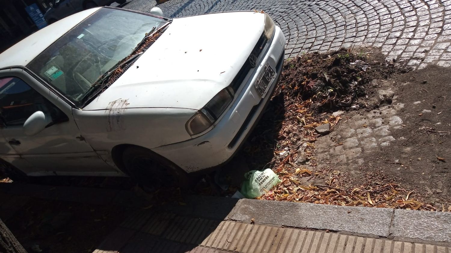 Comerciantes se quejaron por la mugre que generan los autos secuestrados.