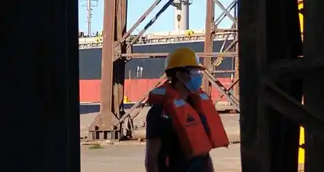Mensaje para los trabajadores portuarios