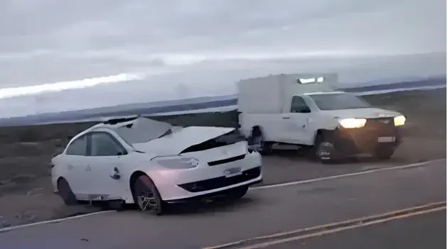 Murió una mujer de 30 años durante un choque, cuando viajaba con su hijo de dos años.

Foto: Agencia NA - Captura de video