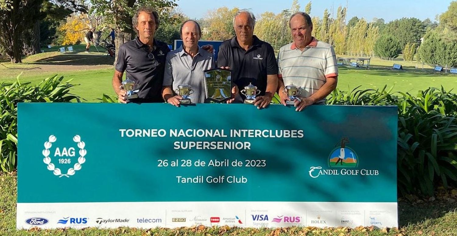 Cariló GC, ganador del torneo en Primera división.