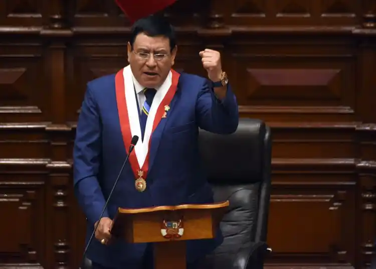 Alejandro Soto, presidente del Congreso de Perú.