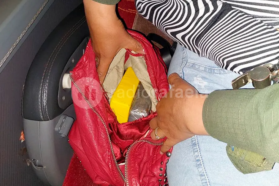 La atraparon en colectivo con 4 panes de cocaína en el bolso: el destino era Rosario