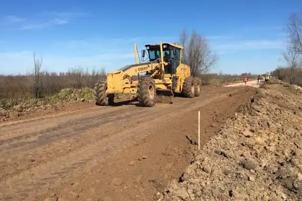 El acceso a Paranacito alcanza un 50 por ciento de avance