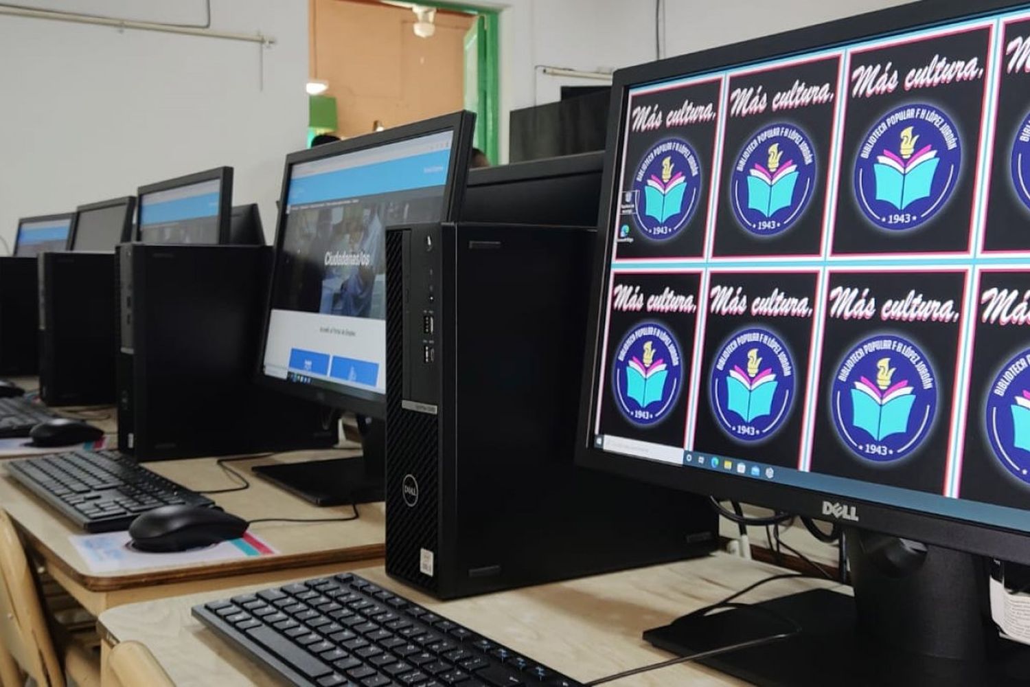 La Municipalidad inauguró una nueva aula informática para la profesionalización digital