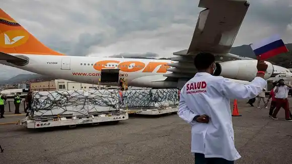 Llegan a Venezuela 80.000 dosis de vacunas rusas Sputnik V