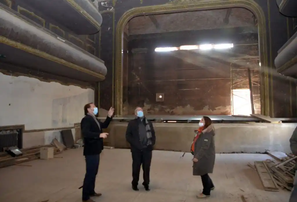 Avanza la primera etapa del proyecto de recuperación del Teatro Cervantes