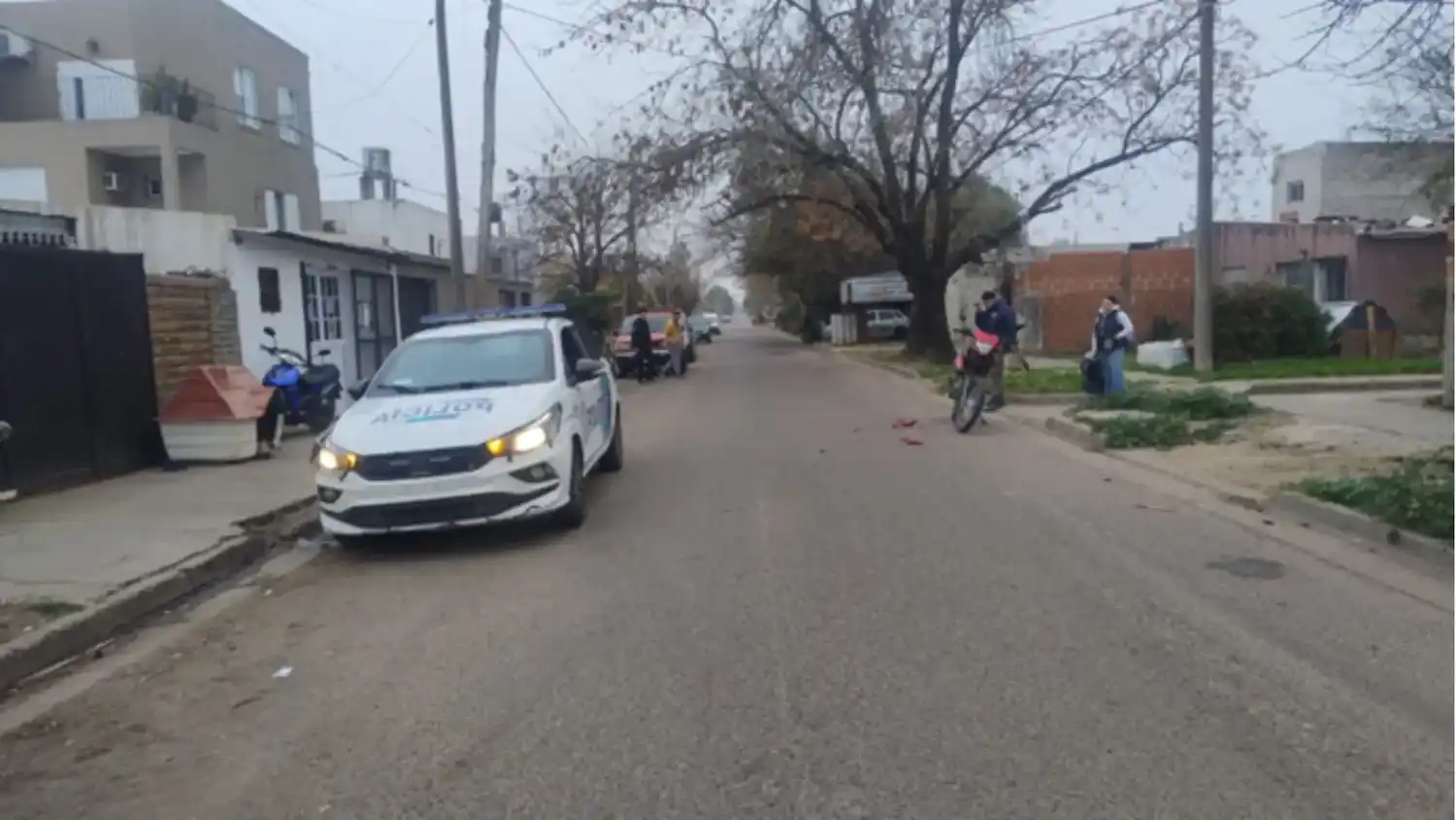 El hecho ocurrió en la intersección de las calle Bottaro y Ruffa. Una niña sufrió lesiones leves.