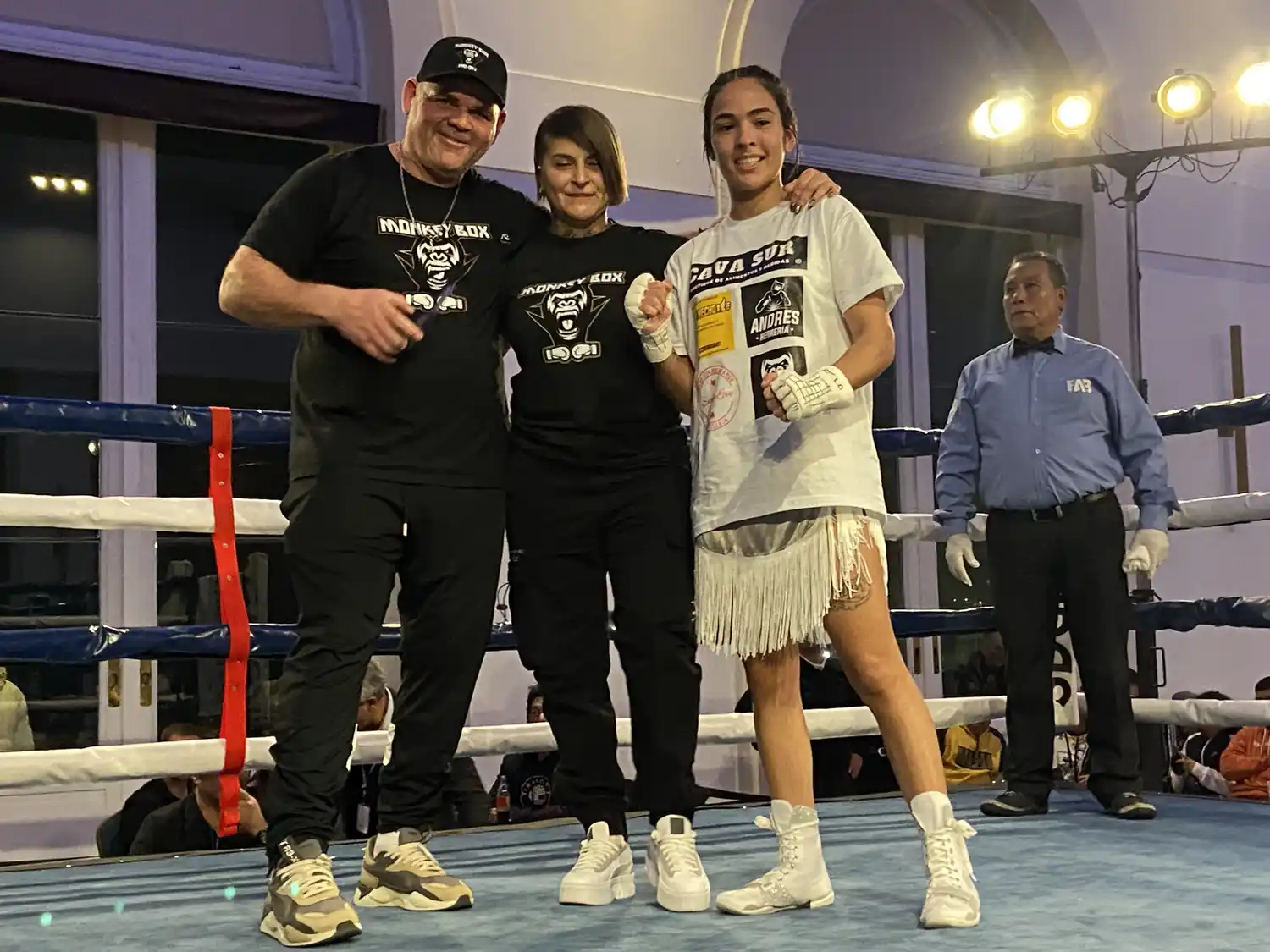 Zoe Fernández con su rincón.