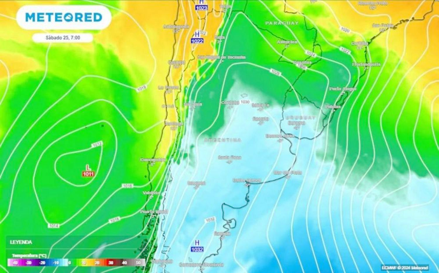 Fuerte ola polar hizo descender las temperaturas en todo el país