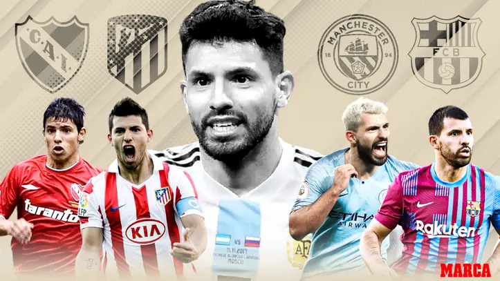 Kun Agüero anunció su retiro del fútbol entre lágrimas