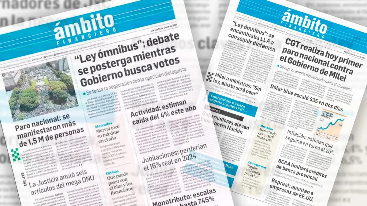 El diario Ámbito Financiero dejará de publicar su edición en papel