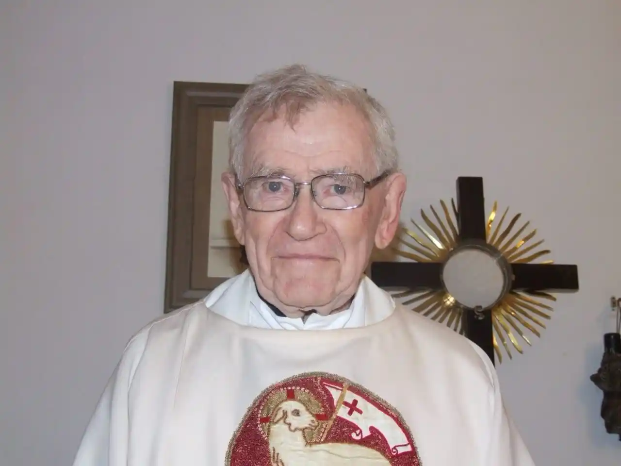 El Padre Santiago desarrolló su vida sacerdotal en el sur de Santa Fe. Foto: Gentileza.