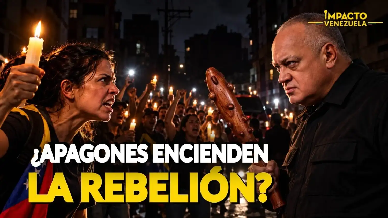 APAGONES ENCIENDEN LA CALLE: Diosdado Cabello culpa a la oposición