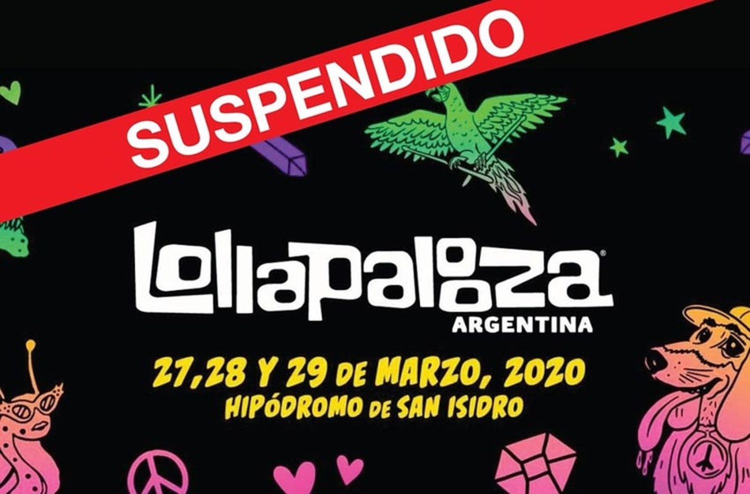 Lollapalooza 2020: suspenden y repograman el festival por coronavirus