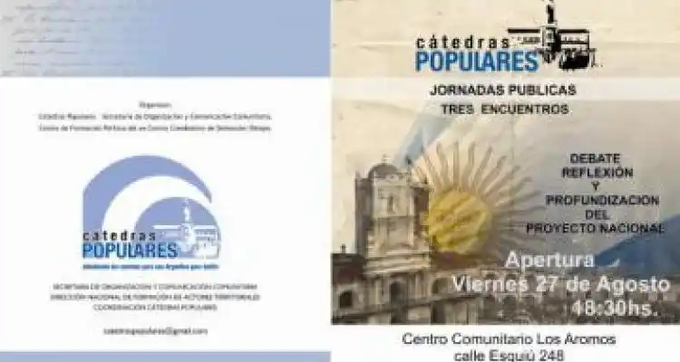 Jornada de Cátedras Populares