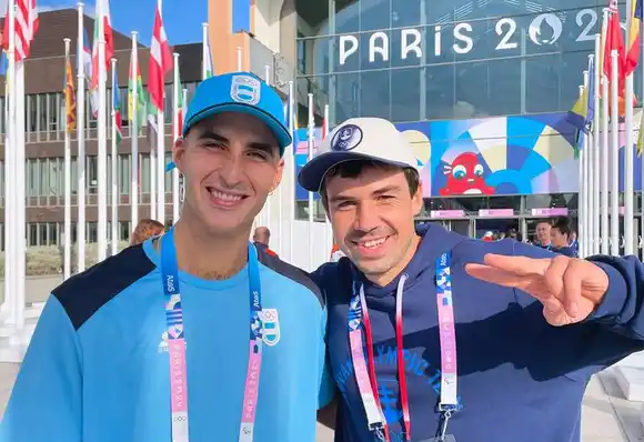 Matías Dell Olio llegó a la Villa Olímpica