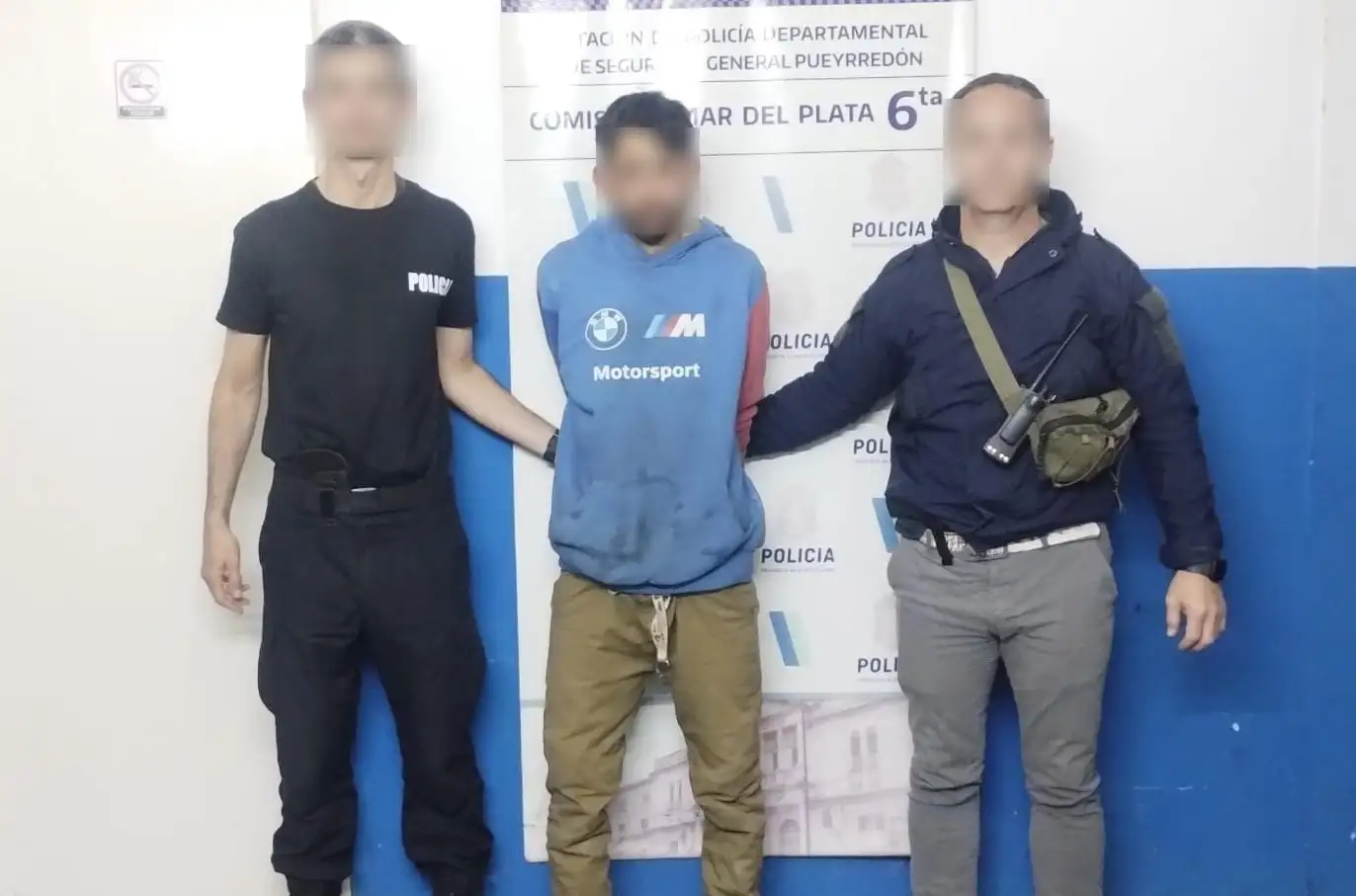 El sujeto había sido perseguido por la Policía y había escapado por los techos de las casas.