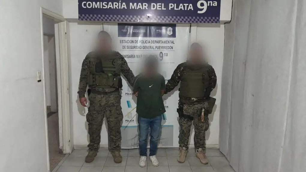 El malviviente fue atrapado a cuadras del ilícito.