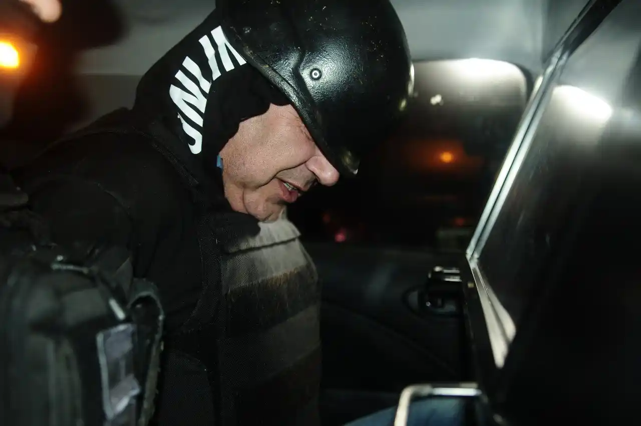 El video con la detención del cuñado de De Vido: "Está bien, perdí", dijo