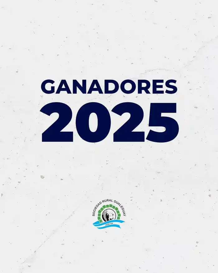 Ganadores 2025 en la Sociedad Rural de Gualeguay