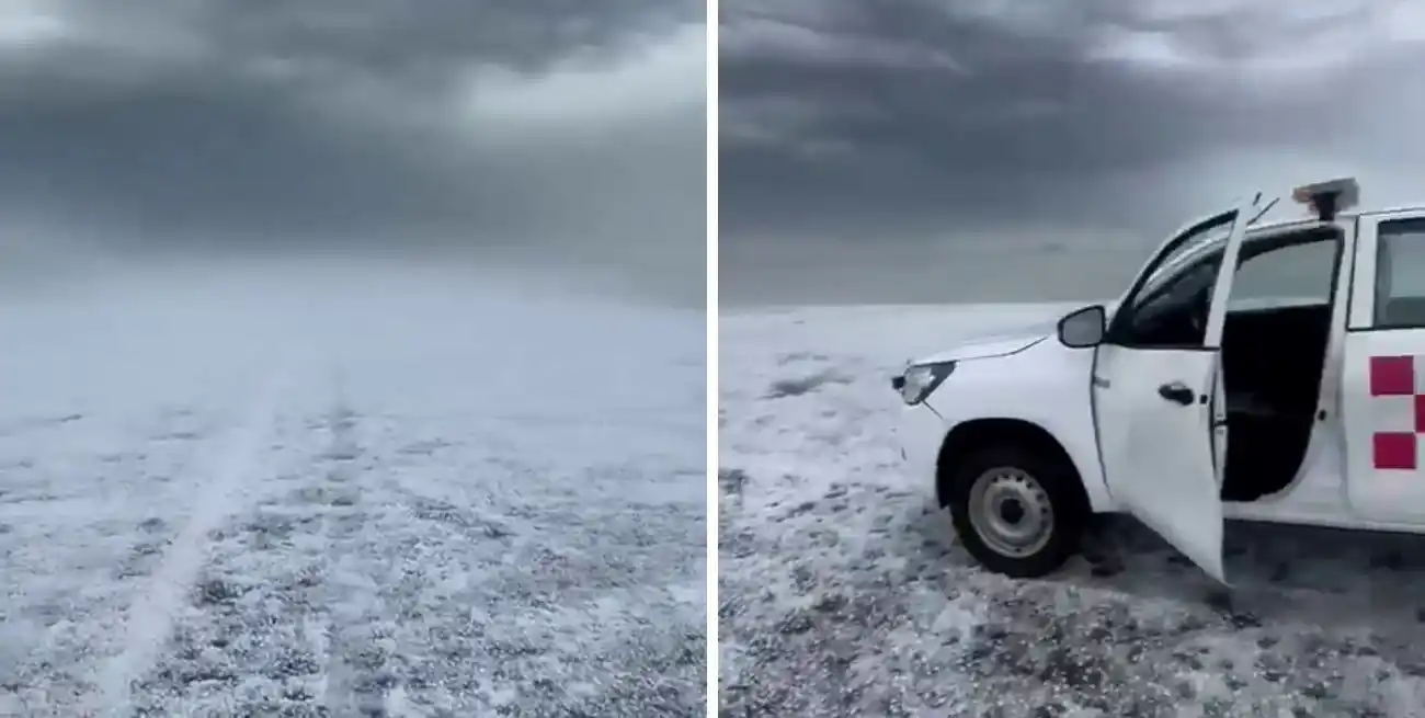 La secuencia quedó filmada y replicada en redes sociales.