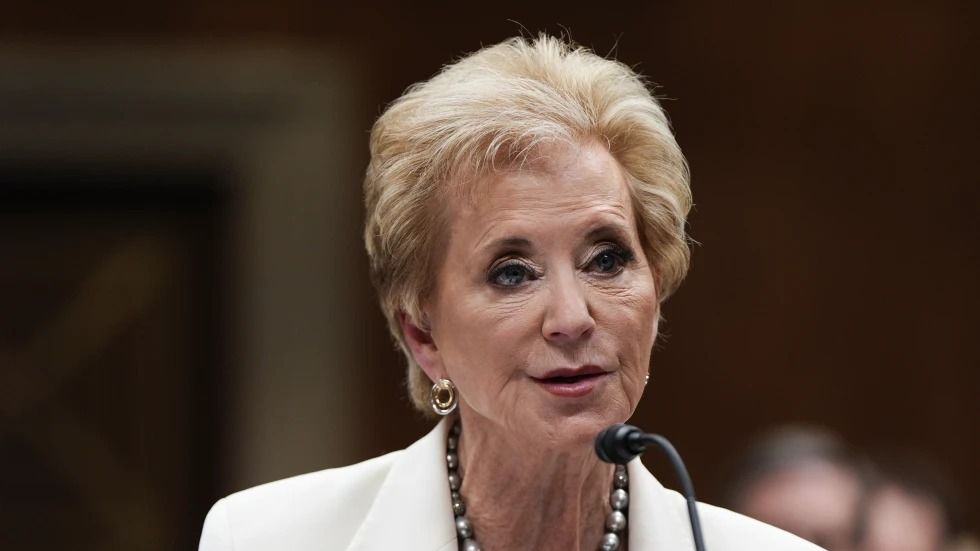 La secretaria de Educación, Linda McMahon. (Foto AP/Julia Demaree Nikhinson, Archivo)
