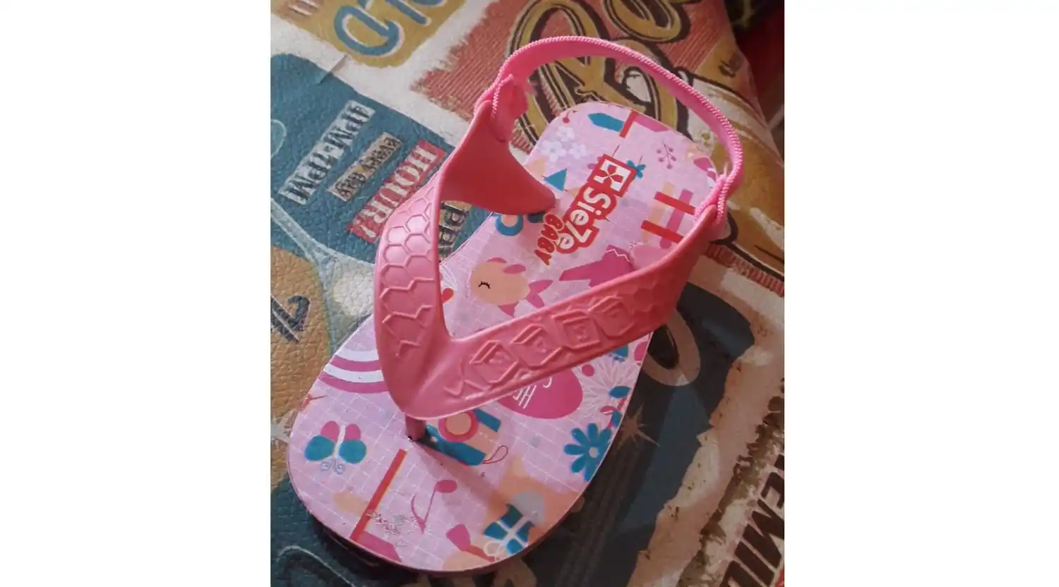 Encontraron esta ojota de bebé