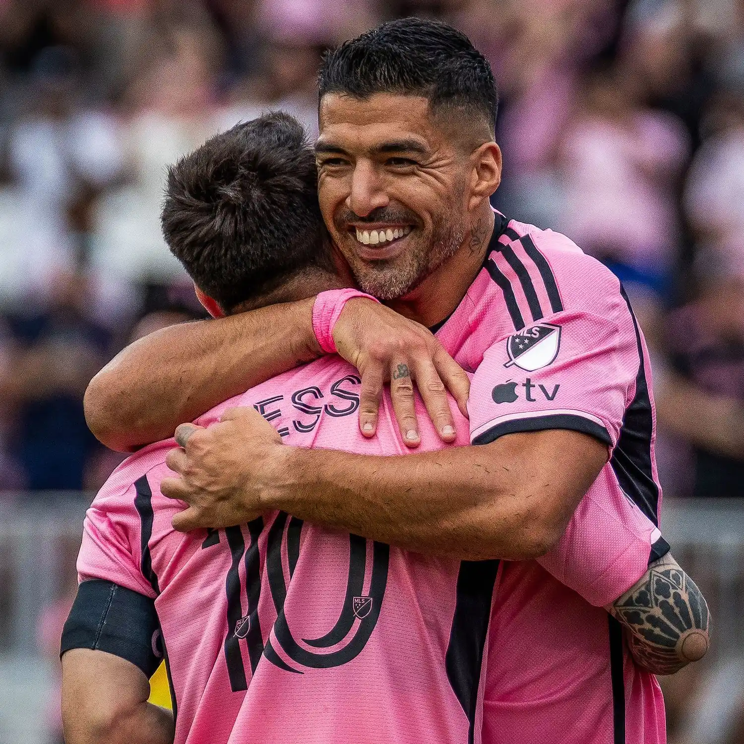 Lio Messi y Luis Suárez