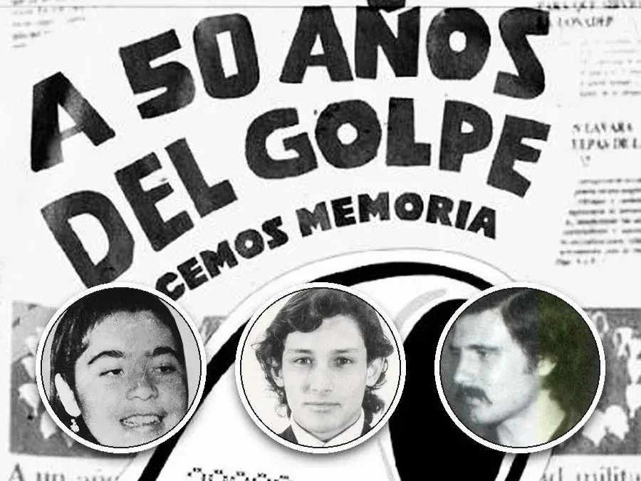 Liliana Curra, Grillo Ruggia y Esteban Cuenca, tres de los desaparecidos sampedrinos.