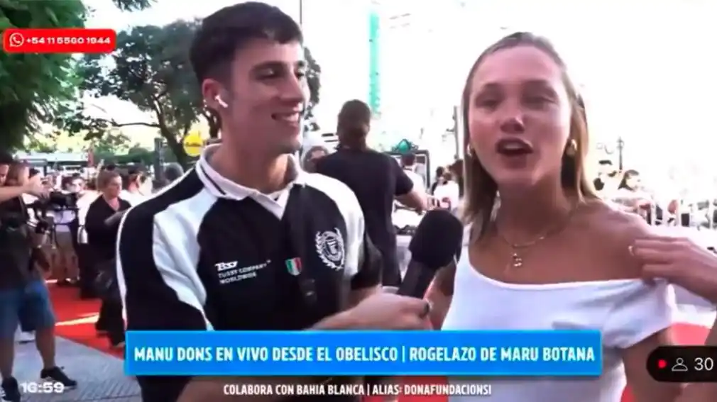 Un streamer quiso conquistar en vivo a la hija de Maru Botana: “Estuviste con una amiga, así que…”