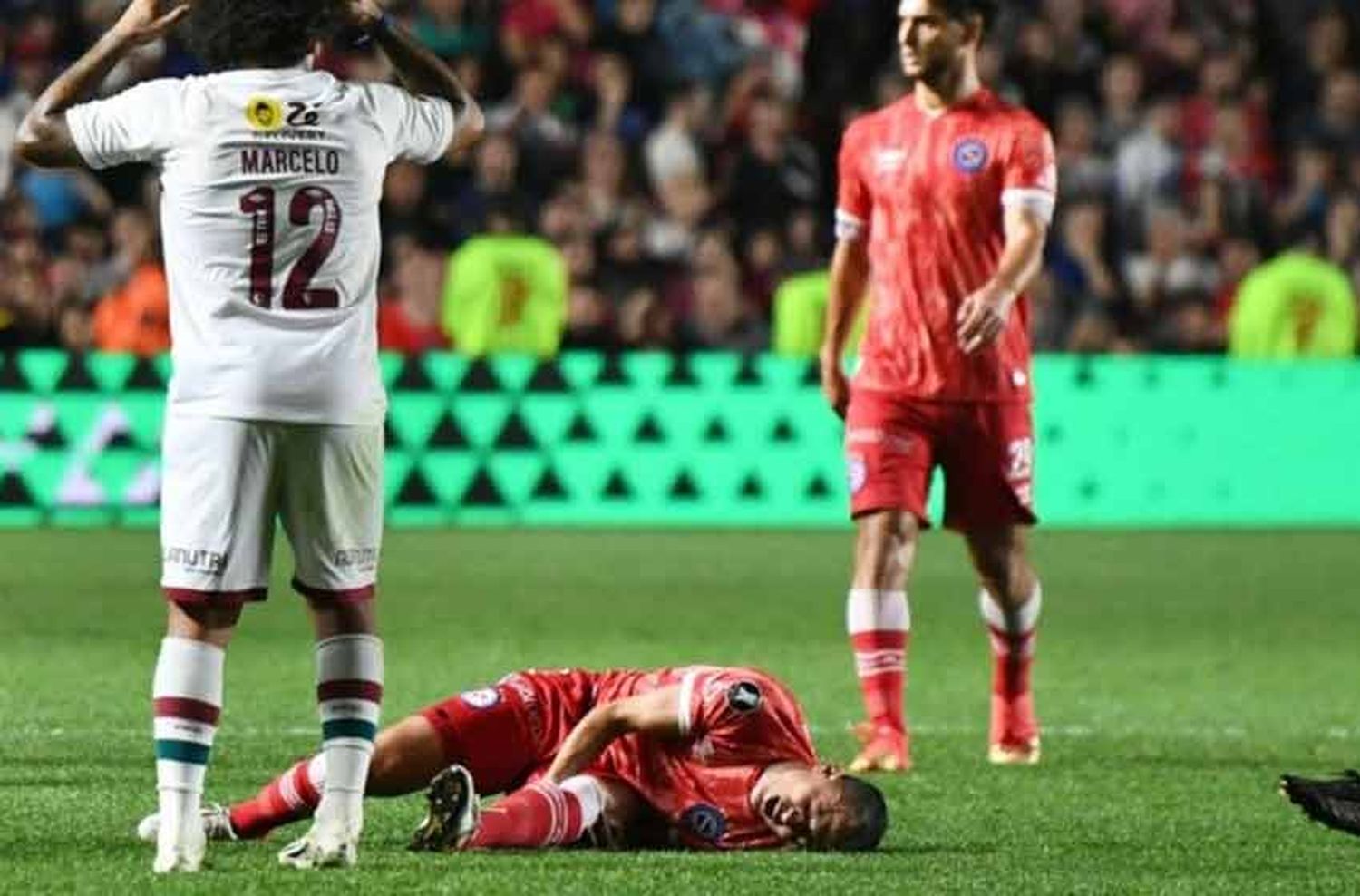 El jugador de Argentinos Luciano Sánchez habló tras la grave lesión que le provocó Marcelo: «Fue sin intención»