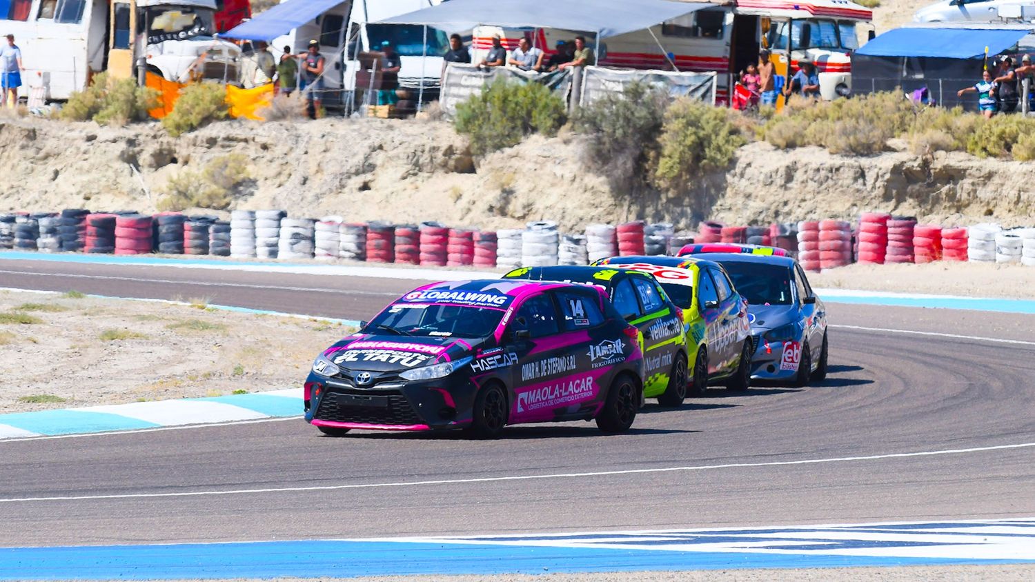 Veronesi, quien se había ausentado en la jornada de viernes por motivos personales, hizo la “pole position” en Trelew.