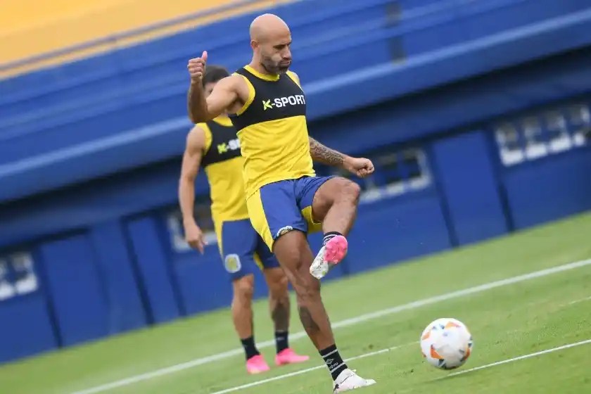 Central se entrenó en Buenos Aires de cara a su viaje a Brasil por Copa Libertadores