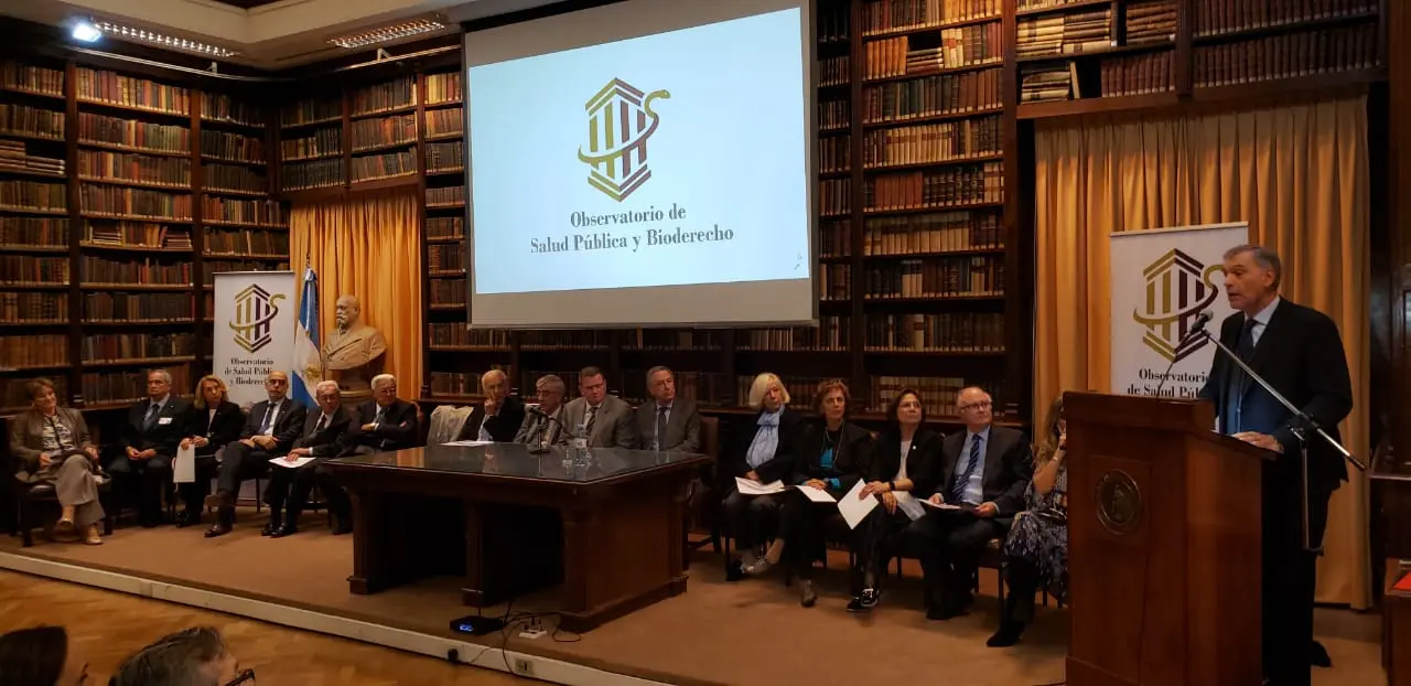 Presentaron el Observatorio de Salud  Pública y Bioderecho