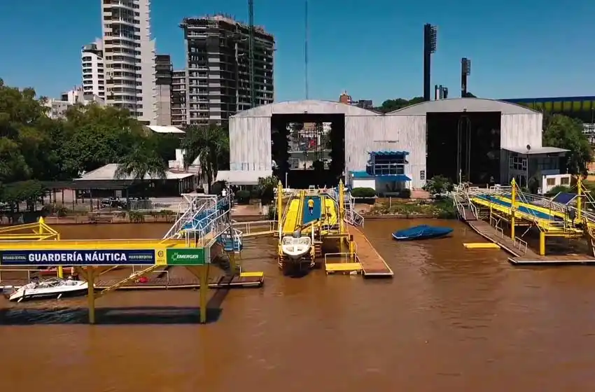 Cunas náuticas en la guardería del Club Atlético Rosario Central
