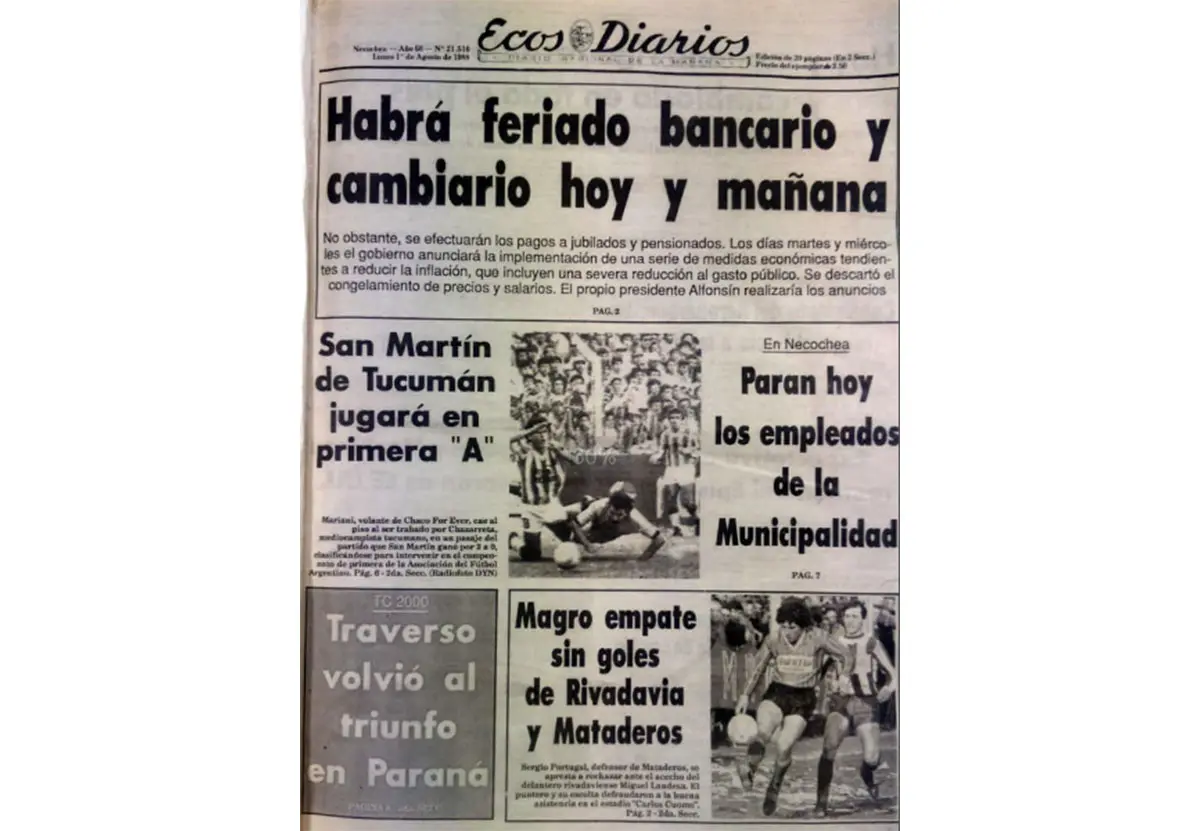 Lunes 1 de agosto de 1988