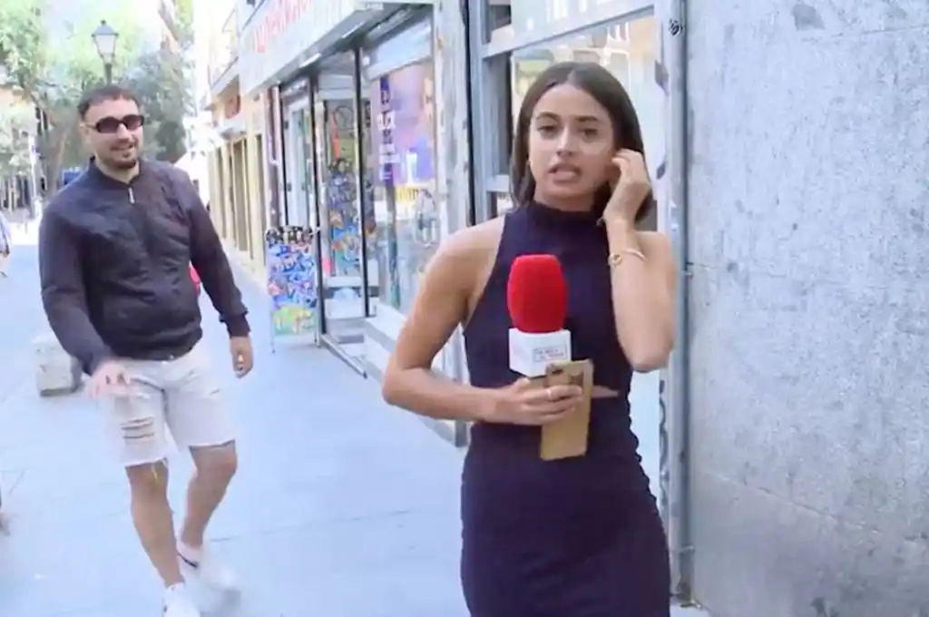 Todo quedó registrado por las cámaras